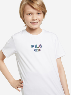 Футболка для мальчиков FILA, Белый, размер 176
