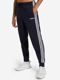 Брюки мужские adidas Essentials 3-Stripes Tapered Cuffed Joggers, Синий, размер 48-50