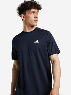 Футболка мужская adidas Aeroready Designed To Move Sport, Синий, размер 48-50