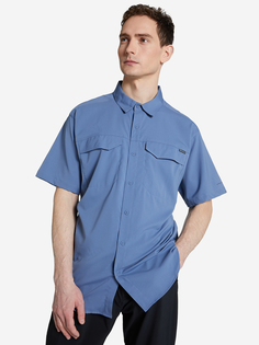 Рубашка мужская Columbia Silver Ridge Lite Short Sleeve Shirt, Синий, размер 46