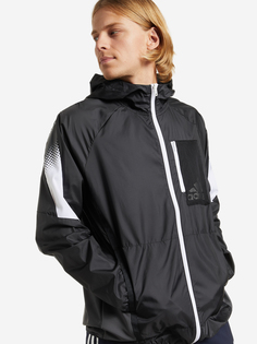 Ветровка мужская adidas D2M Seasonal, Черный, размер 44-46