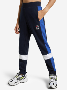 Брюки для мальчиков FILA, Синий, размер 152
