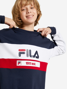 Свитшот для мальчиков FILA, Синий, размер 140