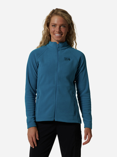 Джемпер флисовый женский Mountain Hardwear Polartec Microfleece Full Zip, Синий, размер 50