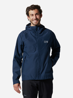 Куртка мембранная мужская Mountain Hardwear Exposure/2 Gore-Tex Paclite Jacket, Синий, размер 54