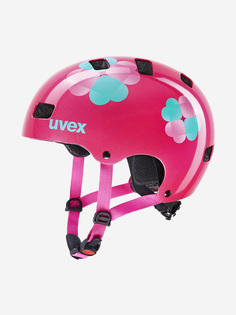 Шлем велосипедный детский Uvex kid 3, Розовый, размер 55.5-58