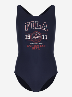 Купальник для девочек FILA, Синий, размер 140