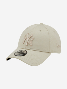 Бейсболка мужская New Era 9Forty MLB New York Yankees, Бежевый, размер Без размера