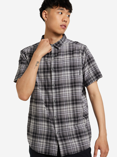Рубашка с коротким рукавом мужская Columbia Under Exposure YD Short Sleeve Shirt, Серый, размер 50-52