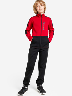 Спортивный костюм для мальчиков FILA, Красный, размер 152