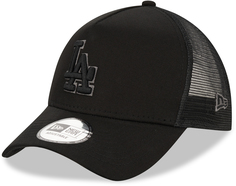 Бейсболка мужская New Era Bob Team Logo 9Forty AF Trucker, Черный, размер Без размера