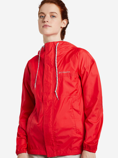 Ветровка женская Columbia Flash Challenger Windbreaker, Красный, размер 42