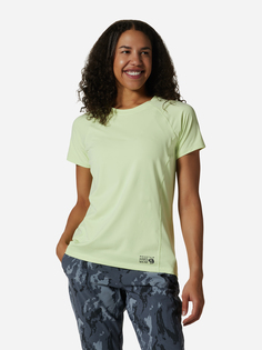 Футболка женская Mountain Hardwear Crater Lake Short Sleeve, Зеленый, размер 50