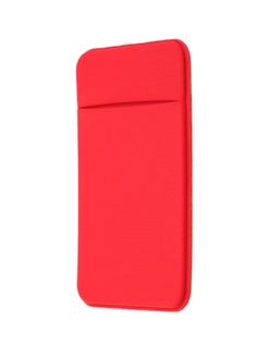 Чехол для карт на смартфон DF Red CardHolder-02