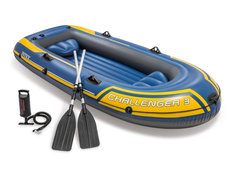 Лодка Intex Challenger-3 Set 68370