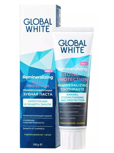 Зубная паста Global White Реминерализирующая 100g 4605370026641