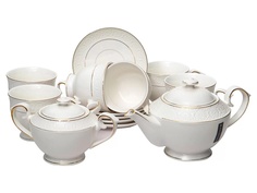Набор чайный Balsford Астерия 260ml + 6 блюдец+ чайник 850ml + сахарница 450ml 101-01054