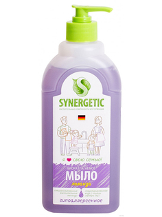 Жидкое мыло Synergetic Лаванда гипоаллергенное 500ml 4623722258403