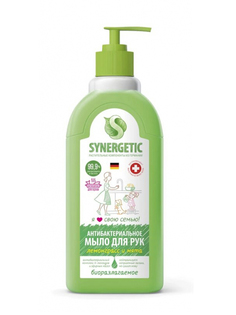 Жидкое мыло Synergetic Лемонграсс и мята антибактериальное 500ml 4607971450979
