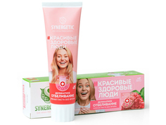 Зубная паста Synergetic Деликатное отбеливание Малина + мята 100g 4640020877013