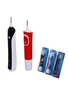 Зубная электрощетка Braun Oral-B D16.513.1U тип 3757 + D100.410.2K тип 3710 Red 4210201397120