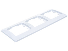 Рамка Schneider Electric SE Glossa 3 поста White SE GSL000103