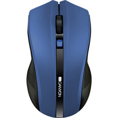 Мышь Canyon MW-5 2.4GHz wireless Optical Mouse with 4 buttons, DPI 800/1200/1600, Blue, 122*69*40mm, 0.067kg (CNE-CMSW05BL)