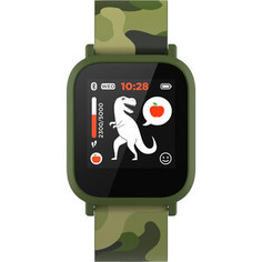 Смарт часы Canyon Teenager smart watch, 1.3 inches IPS full touch screen, green plastic body, IP68 waterproof, BT5.0, multi-sp (CNE-KW33GB)