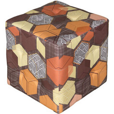 Банкетка Мебелик BeautyStyle модель 400 ткань коричневый микс