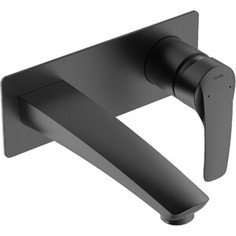 Смеситель для раковины IDDIS Ray встраиваемый, черный матовый (RAYBL00i65)