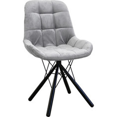 Стул Планета про Лира паутинка, серый, черные ножки