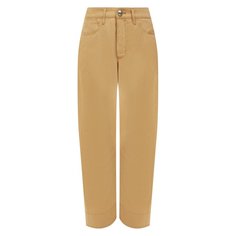 Брюки из хлопка и льна Jil Sander