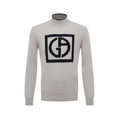 Свитер из шерсти и шелка Giorgio Armani