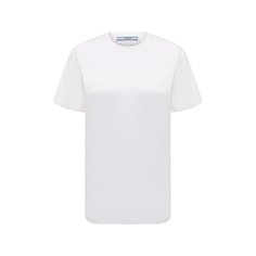 Хлопковая футболка Prada
