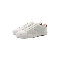 Кожаные кеды New Monaco Moncler