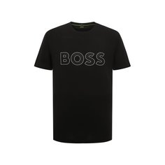 Хлопковая футболка BOSS