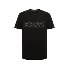 Хлопковая футболка BOSS