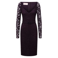 Платье из вискозы и хлопка Valentino