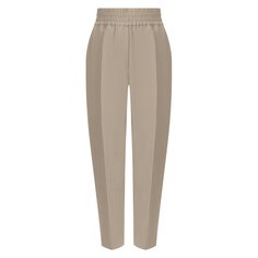 Брюки из смеси вискозы и льна Brunello Cucinelli