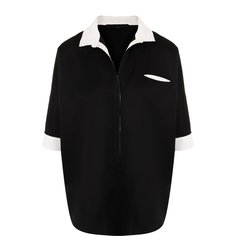 Блуза свободного кроя с коротким рукавом Tegin