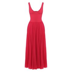 Платье из вискозы Alexander McQueen