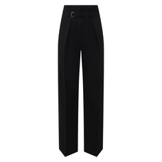 Брюки из хлопка и шелка Jil Sander