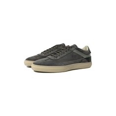 Замшевые кеды Santoni