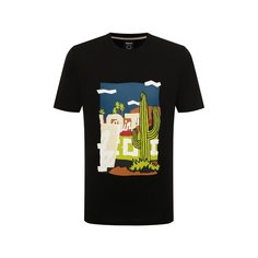 Хлопковая футболка BOSS