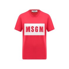 Хлопковая футболка MSGM