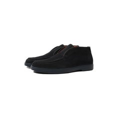 Замшевые ботинки Santoni