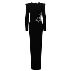 Платье из вискозы Balmain