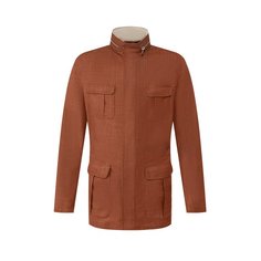 Куртка из смеси шерсти и льна Kiton