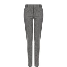 Шерстяные брюки со стрелками Saint Laurent
