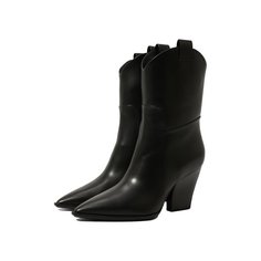 Кожаные сапоги Santoni